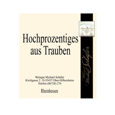 Hochprozentiges aus Trauben